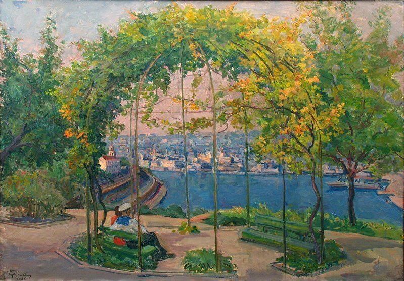 «Севастополь. Беседка у бухты»