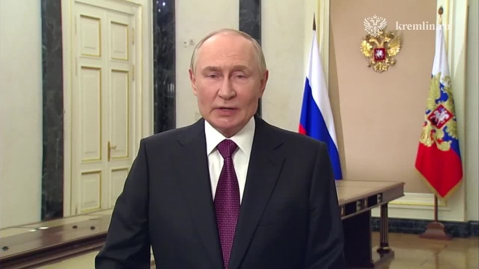 Обращение Владимира Путина по случаю Дня воссоединения ДНР, ЛНР, Запорожской и Херсонской областей с Россией