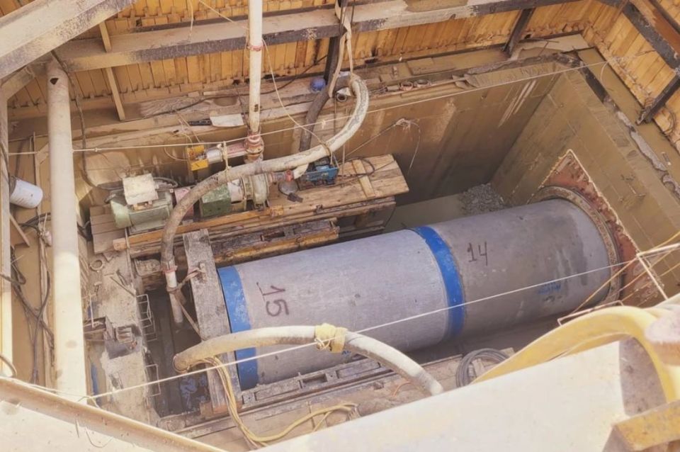 Балаклавский канализационный коллектор в Севастополе готов на 40%