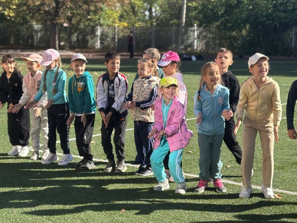 Весёлые старты в школе №45!