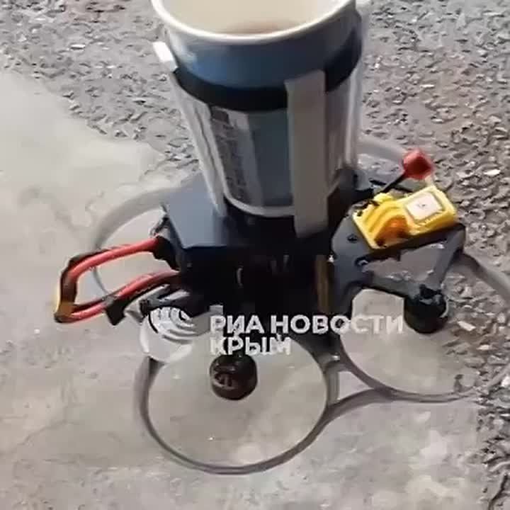 Интересная разработка из Севастополя – дрон для доставки напитков