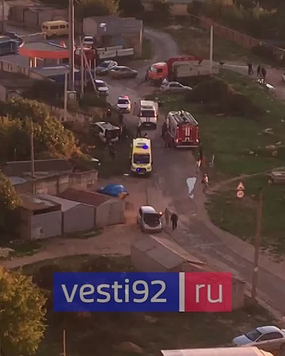 В Севастополе в районе дома №36 по улице Тараса Шевченко произошло ДТП