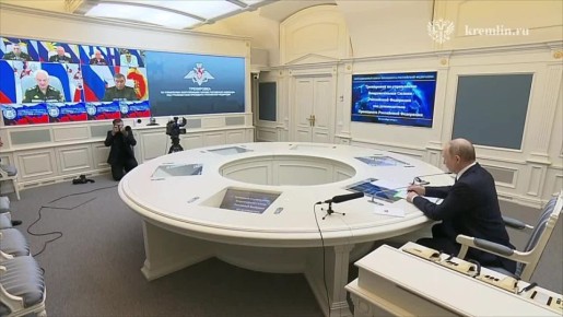 Под руководством Верховного Главнокомандующего проведена тренировка стратегических ядерных сил с привлечением их наземной, морской и авиационной составляющих – Кремль