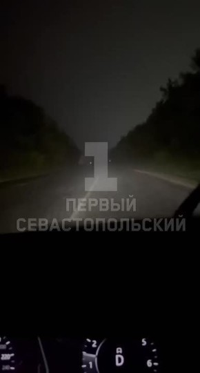 В Феодосии идет мощный ливень