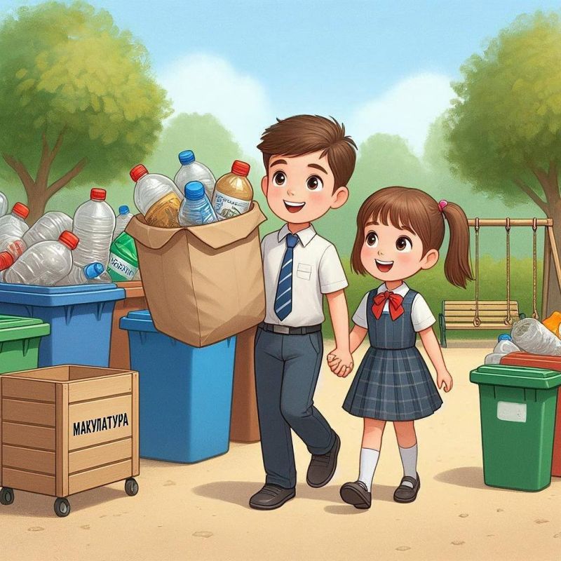 Приглашаем к участию во Всероссийской акции «Макулатура, пластик и металлолом рулят»