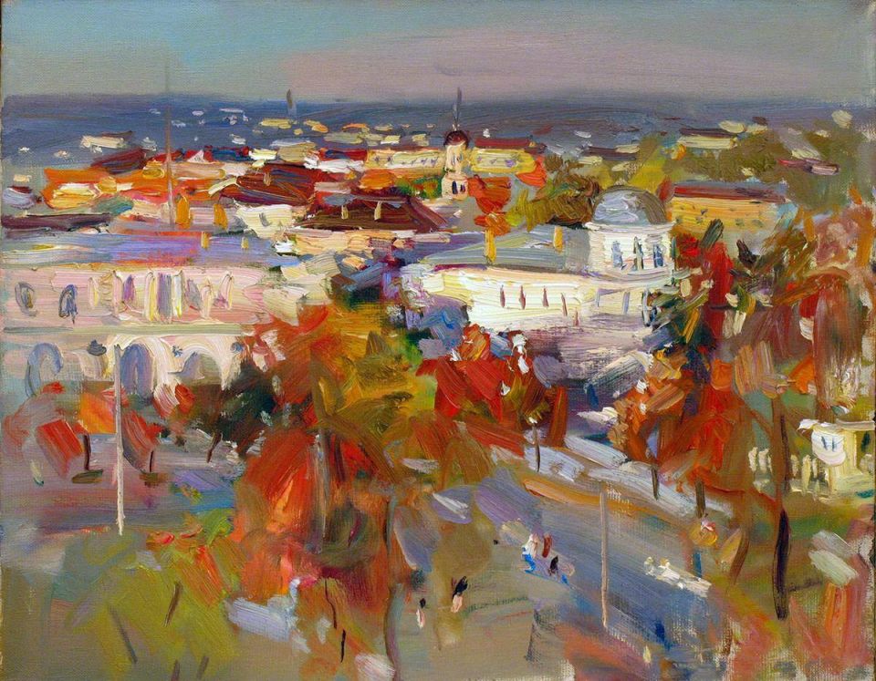 «Севастополь осенью». Картина из фонда Севастопольского художественного музея М.П. Крошицкого, 2006 год