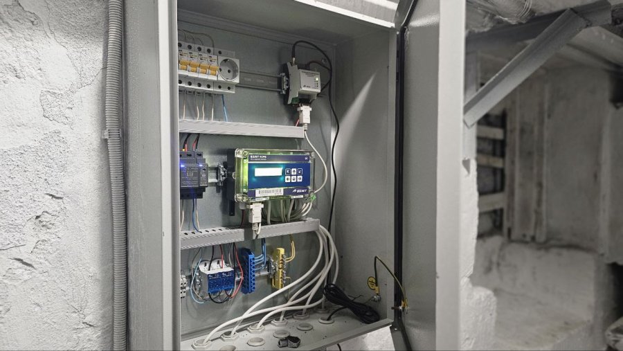 В доме №15 на улице Хрусталёва подходит к концу капремонт коммуникаций В доме №15 на улице Хрусталёва подходит к концу капремонт коммуникаций