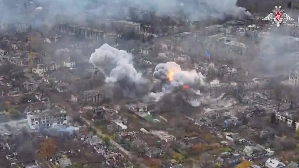 ВКС России уничтожили пункты временной дислокации подразделений 14-й бригады особого назначения нацгвардии Украины – Минобороны