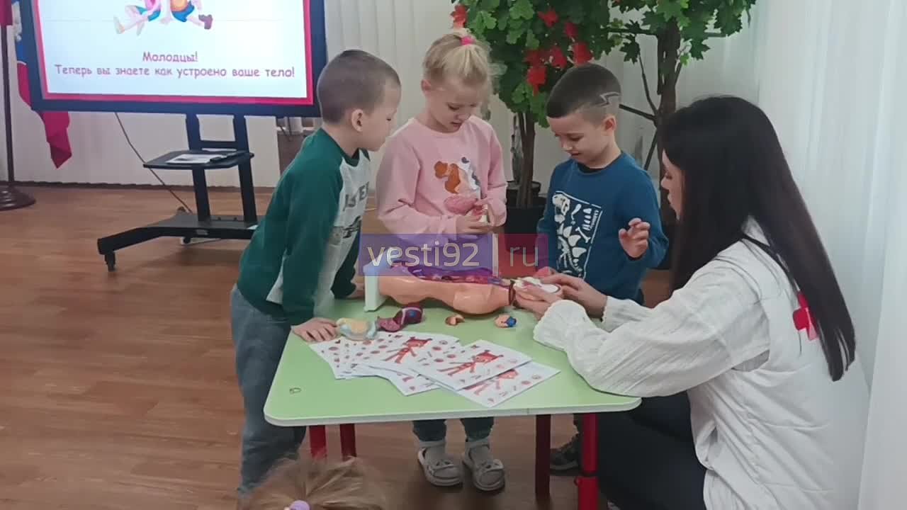 Дошкольников в игровой форме учат основам анатомии человека и правилам гигиены