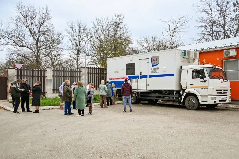 Более 60 жителей села Орлиное прошли обследование в рамках «Дня здоровья» Более 60 жителей села Орлиное прошли обследование в рамках «Дня здоровья»