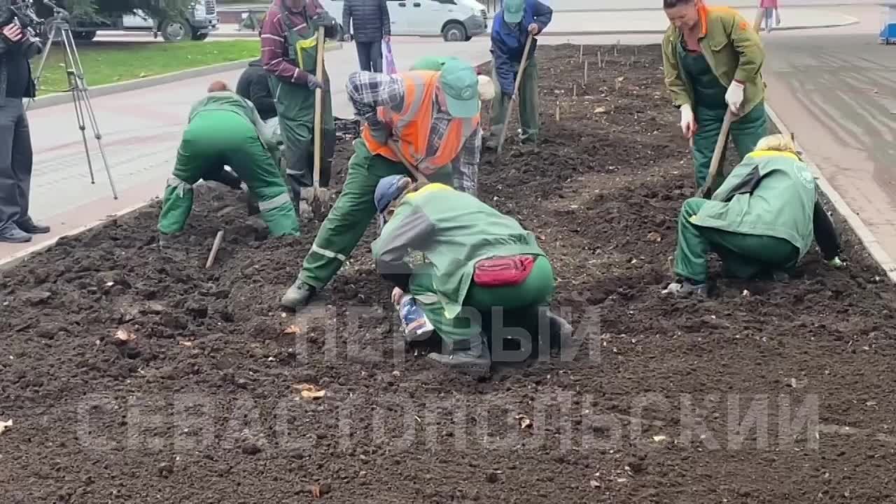 Приморский бульвар готовят к весне