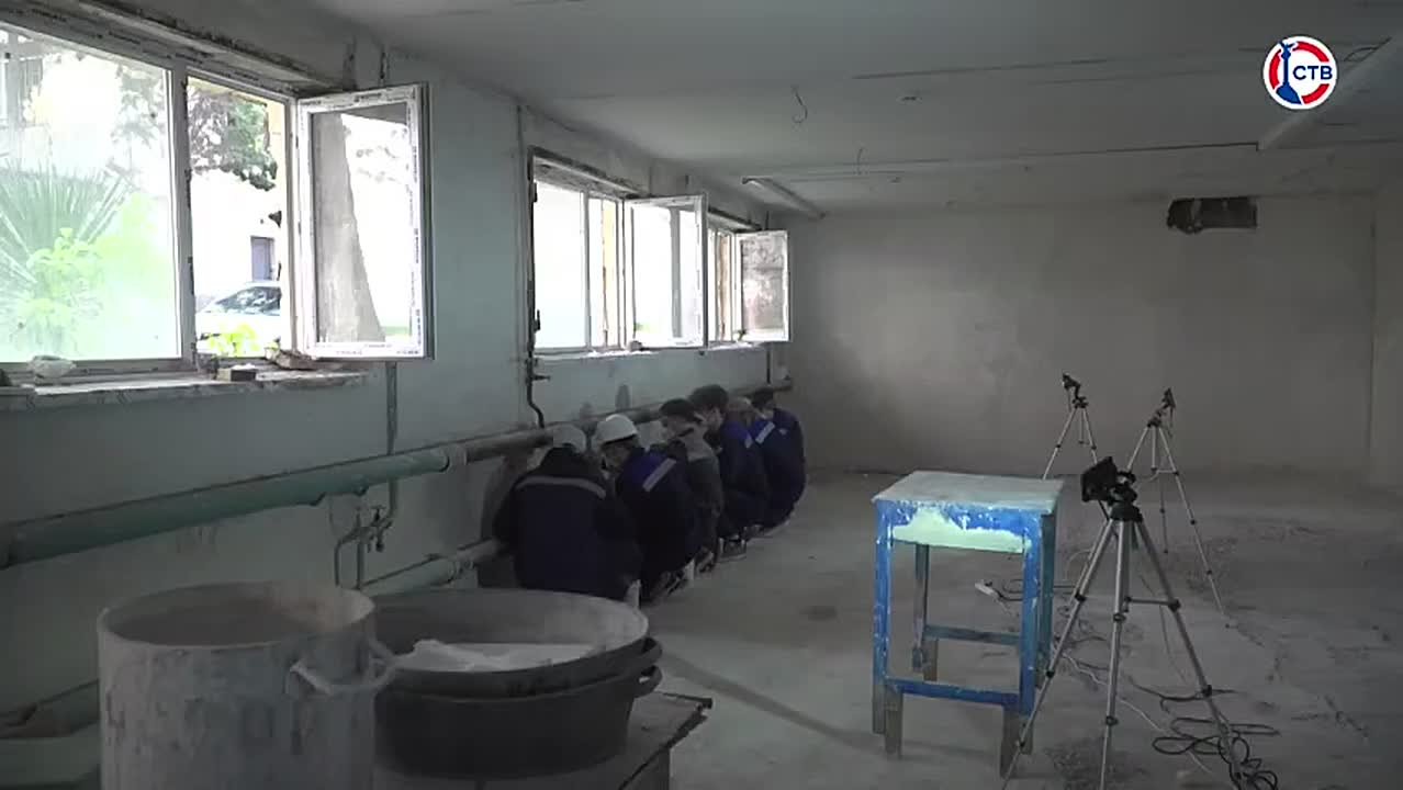 Студенты архитектурно-строительного техникума прошли практику по малярному мастерству