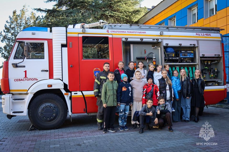 Интерактивный урок по безопасности от севастопольских огнеборцев