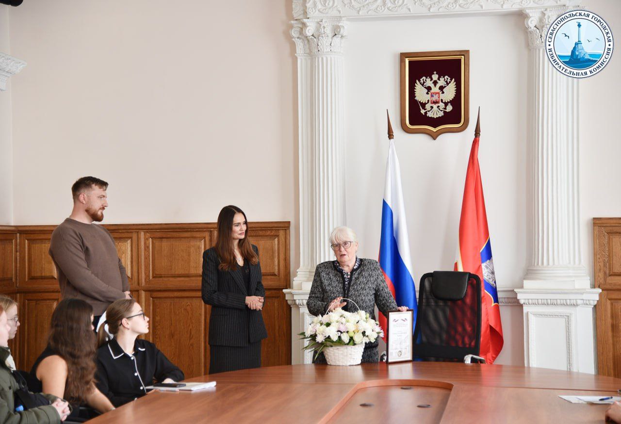 Севастопольский педагог получила благодарность от Председателя ЦИК России! Севастопольский педагог получила благодарность от Председателя ЦИК России!
