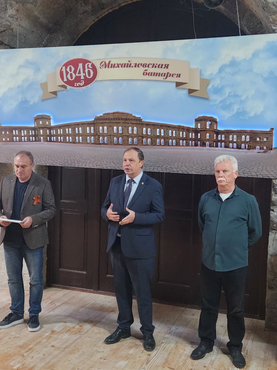 "За службу и храбрость!". Выставка под таким названием открылась на Михайловской батарее в Севастополе