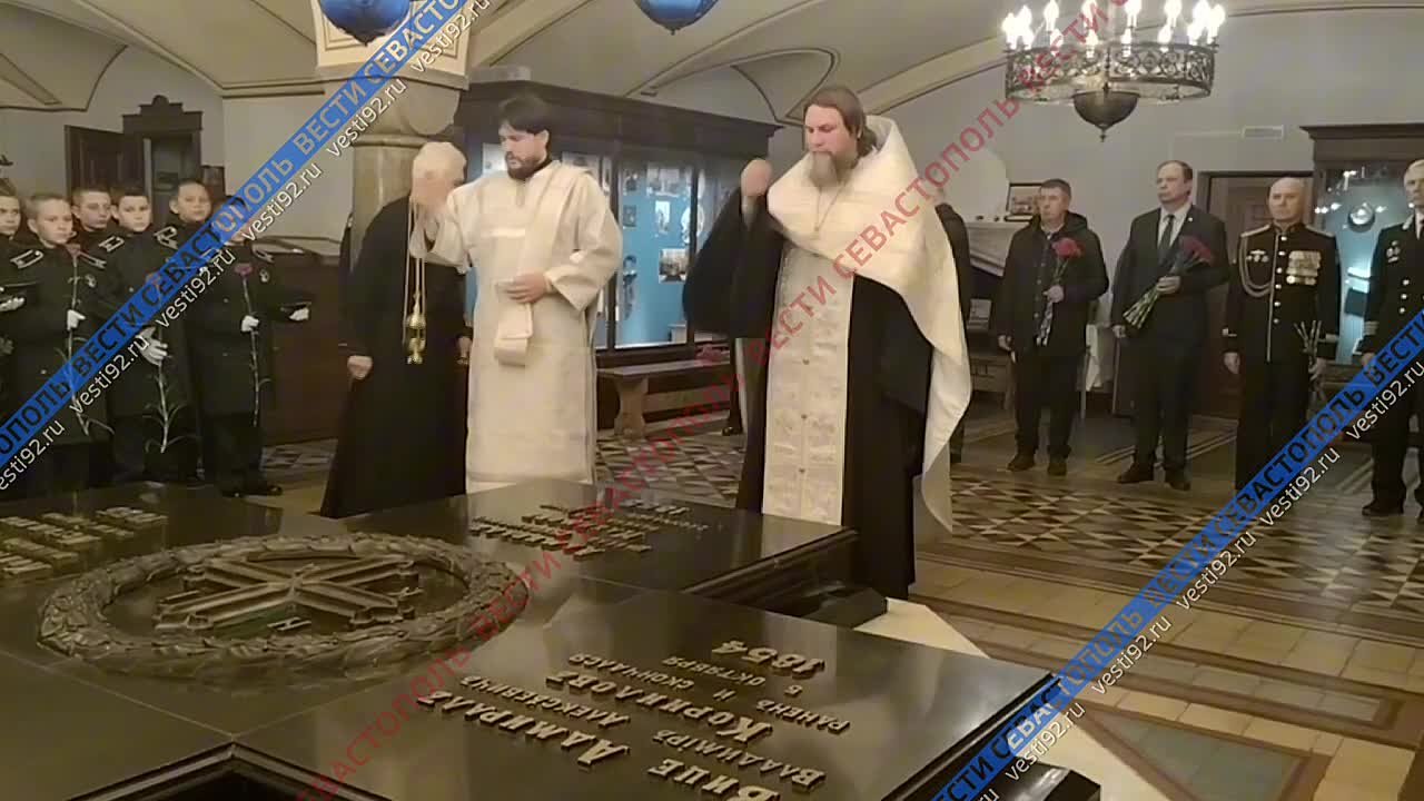 Во Владимирском соборе-усыпальнице адмиралов проходит памятное мероприятие «Михаил Петрович Лазарев — флотоводец, мореплаватель, губернатор» в честь 237-й годовщины со Дня Рождения адмирала