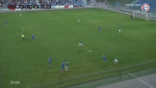 Начался второй тайм, игроки уже на поле!