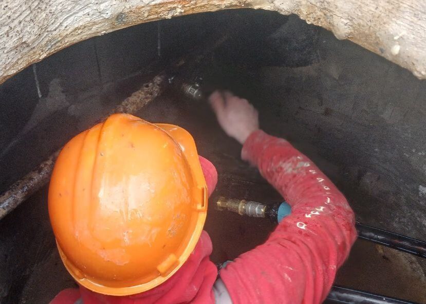 Водоканал: Рабочие моменты. Провели ремонтные работы на сетях водоснабжения Водоканал: Рабочие моменты. Провели ремонтные работы на сетях водоснабжения