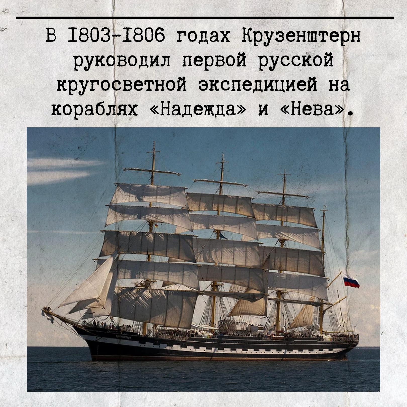 19 ноября отмечается 255-летие со дня рождения Ивана Крузенштерна — русского мореплавателя, адмирала, руководителя первой русской кругосветной экспедиции, члена-учредителя Русского географического общества в 1845 году 19 ноября отмечается 255-летие со дня рождения Ивана Крузенштерна — русского мореплавателя, адмирала, руководителя первой русской кругосветной экспедиции, члена-учредителя Русского географического общества в 1845 году