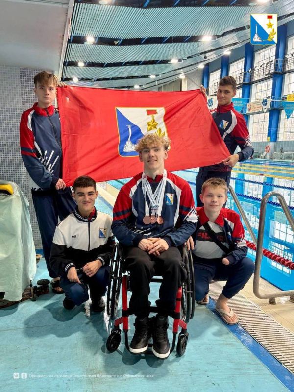 Севастополец завоевал пять медалей на первенстве России по плаванию