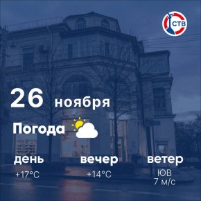 Доброе утро, севастопольцы! Сегодня в городе ожидается переменная облачность