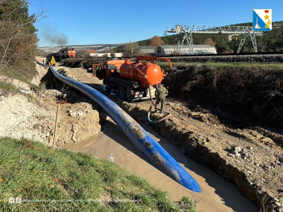 Завершаем реконструкцию водовода в Балаклавском районе Завершаем реконструкцию водовода в Балаклавском районе