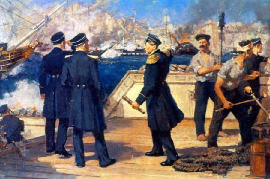 1 декабря — День победы русской эскадры под командованием вице-адмирала Павла Степановича Нахимова над турецким флотом у мыса Синоп