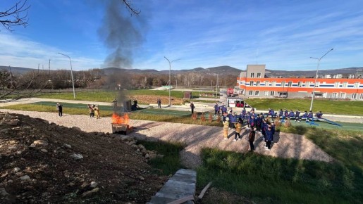В Павловке завершился цикл практических занятий для кадет Севастопольского кадетского корпуса