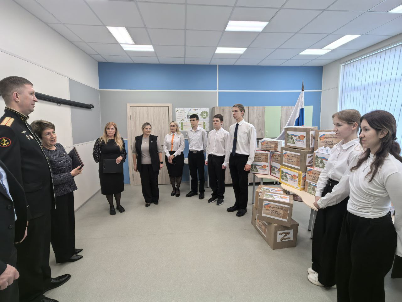 Екатерина Алтабаева: В преддверии Дня волонтеров, который отмечается в России 5 декабря, посетила школу № 41 им. И.К. Яцуненко. Учащиеся, родители, педагоги постоянно участвуют в помощи нашим военнослужащим, регулярно... Екатерина Алтабаева: В преддверии Дня волонтеров, который отмечается в России 5 декабря, посетила школу № 41 им. И.К. Яцуненко. Учащиеся, родители, педагоги постоянно участвуют в помощи нашим военнослужащим, регулярно...