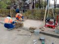 Водоканал: Рабочие моменты. восстановление тротуарной плитки