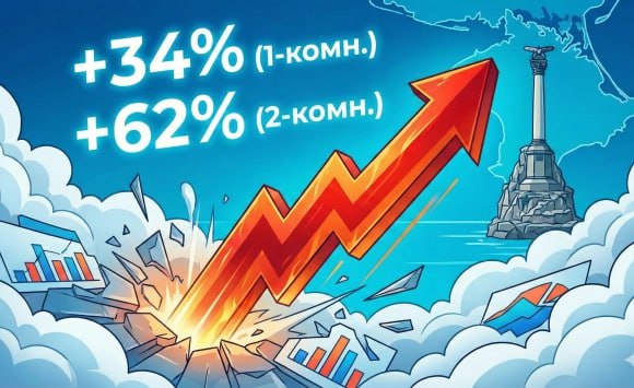 Севастополь стал рекордсменом по росту цен на аренду квартир в 2025 году
