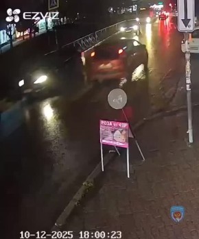 Водитель Kia наехала на женщину на пешеходном переходе на проспекте Октябрьской Революции