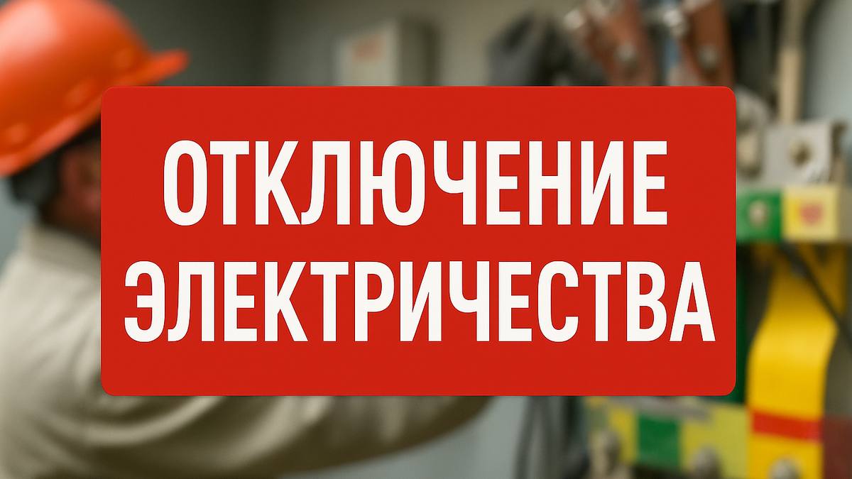 Горсвет: Внимание! Временное отключение электроэнергии!