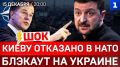 ШОК: Киеву отказано в НАТО | Блэкаут на Украине | 100 дней до выборов