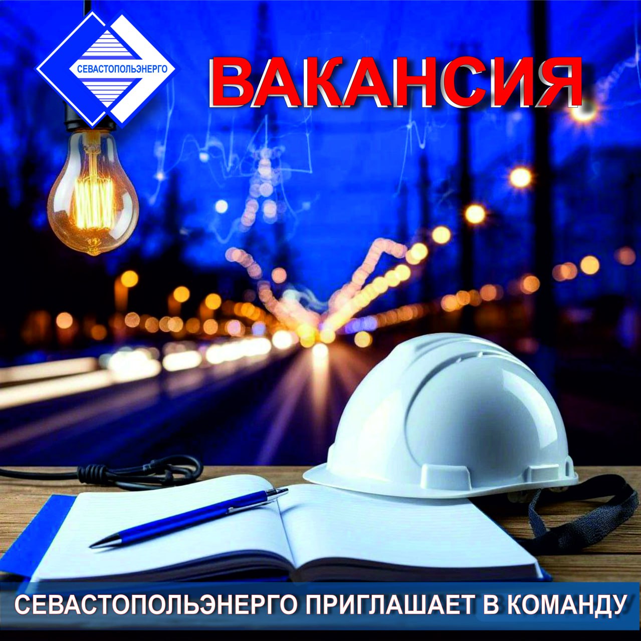 Севастопольэнерго приглашает в команду!