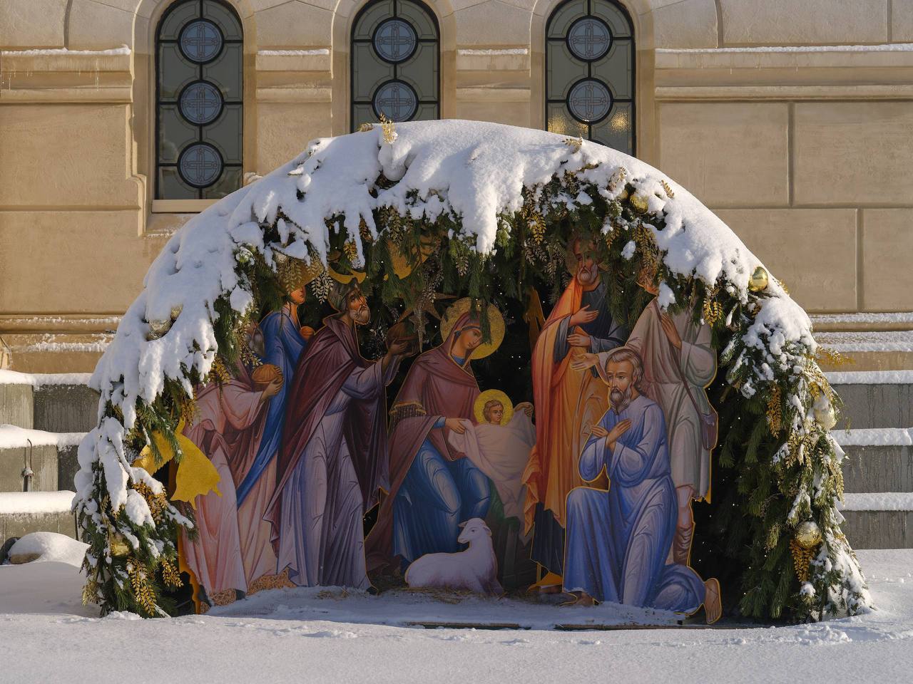 Божественное рождественское богослужение в Херсонесе в Свято-Владимирском соборе в прямом эфире телеканала СТВ Божественное рождественское богослужение в Херсонесе в Свято-Владимирском соборе в прямом эфире телеканала СТВ