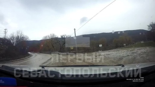 Избежать «лобового» ДТП удалось съемочной группе «Первого Севастопольского» в селе Тыловое