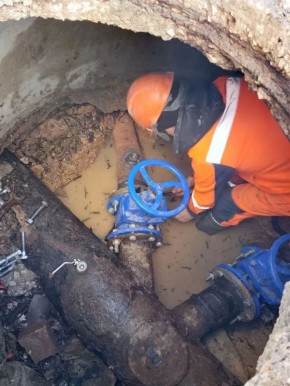 Водоканал: Рабочие моменты бригад службы водоснабжения