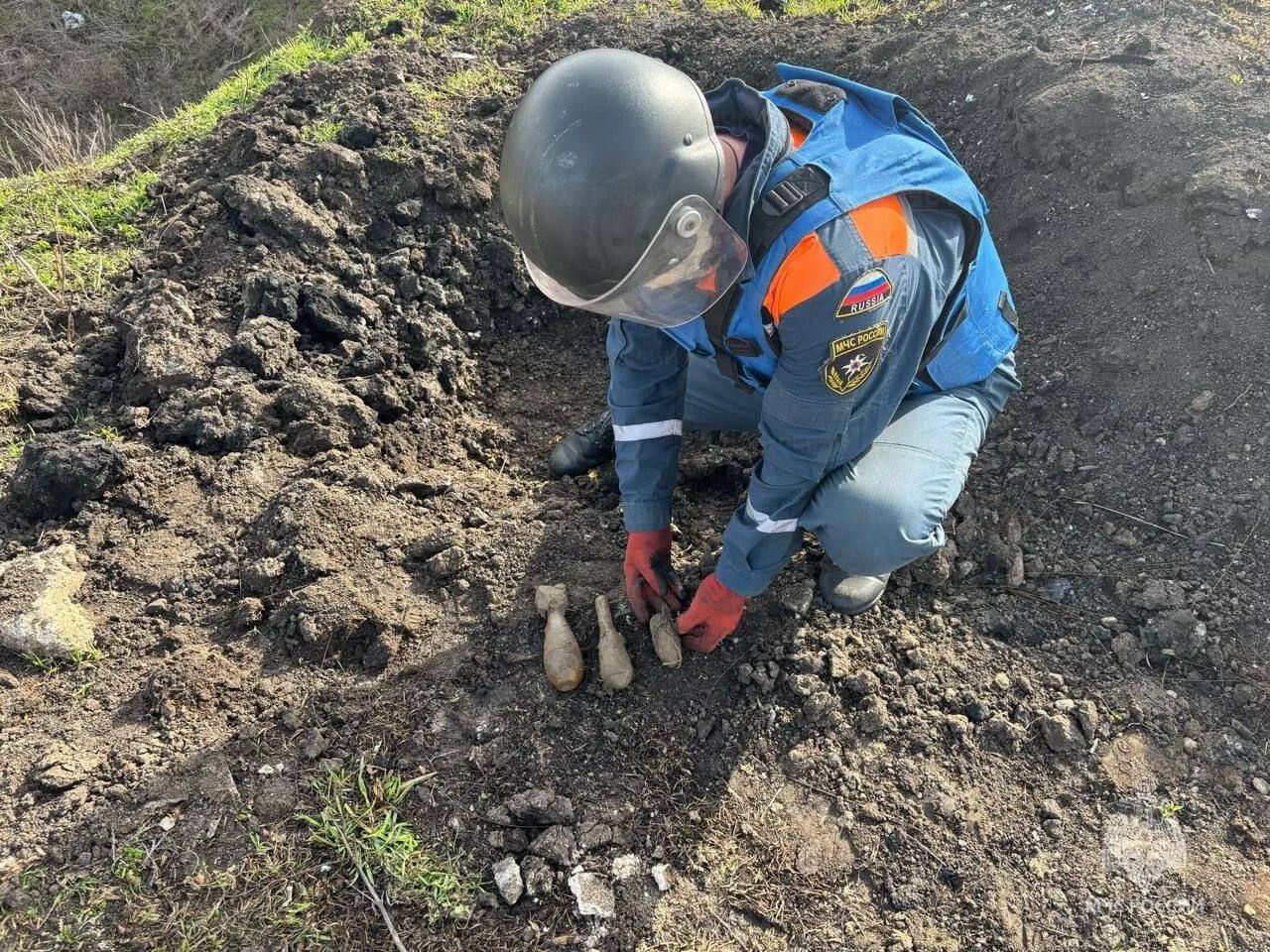 Четыре боеприпаса ликвидированы в Феодосии и Ленинском районе Крыма