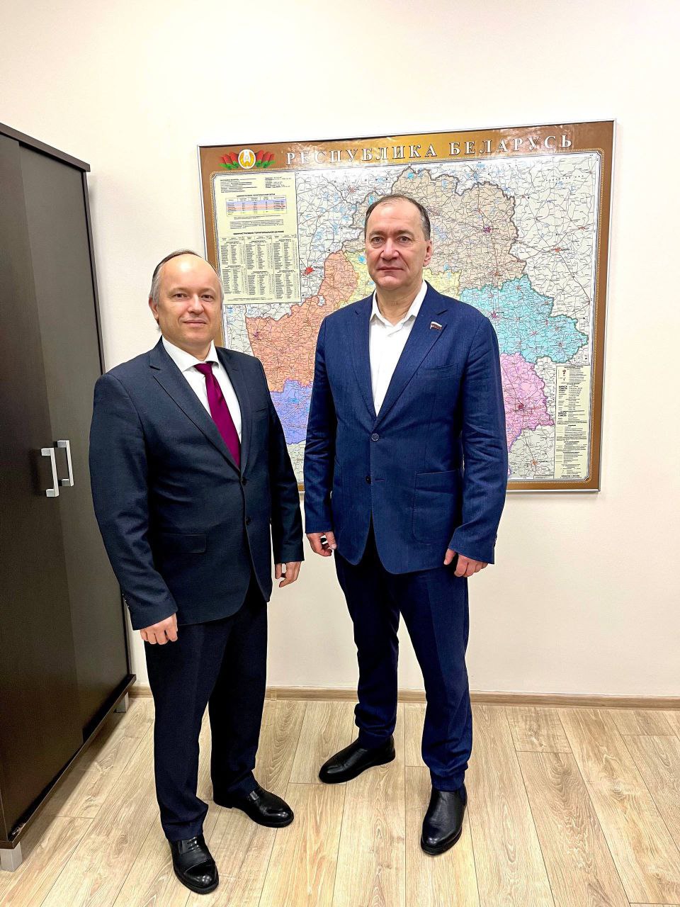 Дмитрий Белик: Провел встречу с руководителем Представительства Россотрудничества в Республике Беларусь – Русского Дома в Минске Юрием Анатольевичем Макушиным