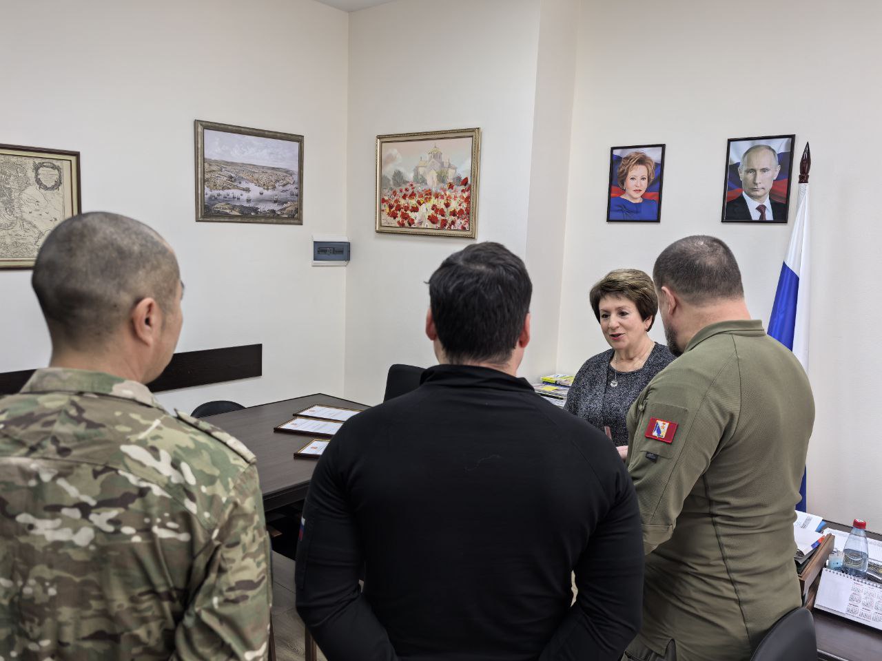 Екатерина Алтабаева: Сегодня встретилась с участниками специальной военной операции