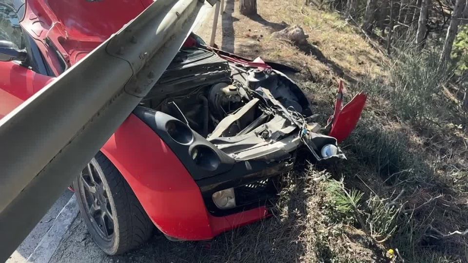 Три человека пострадали в аварии под Ялтой