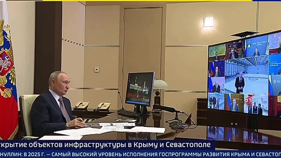 Михаил Развожаев доложил Президенту Владимиру Владимировичу Путину о развитии Севастополя
