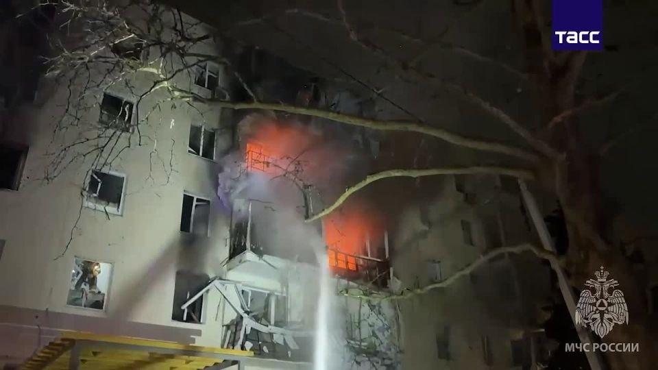 Кадры с места взрыва в Севастополе