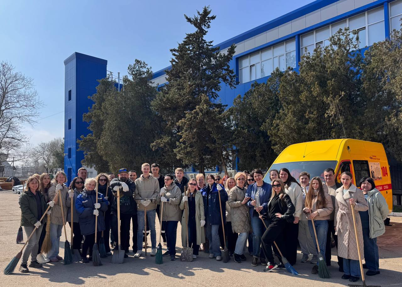 В ГУП «Севастопольгаз» прошёл ежегодный субботник