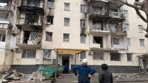 В Севастополе восстанавливают многоквартирные дома, пострадавшие от взрыва