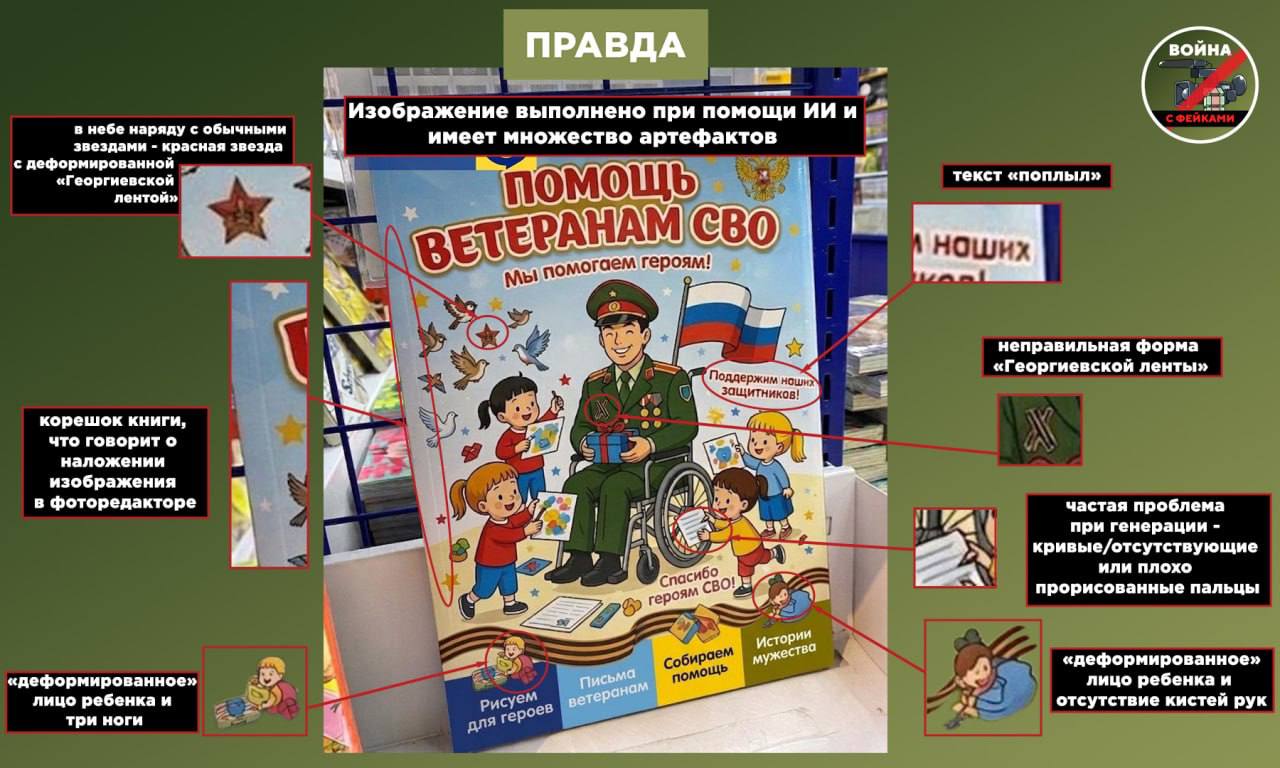 Фейк: В российских книжных магазинах начали продвигать тренд о том, что ветераны СВО — инвалиды, о чём пишет украинский пропагандист Пётр Андрющенко Фейк: В российских книжных магазинах начали продвигать тренд о том, что ветераны СВО — инвалиды, о чём пишет украинский пропагандист Пётр Андрющенко