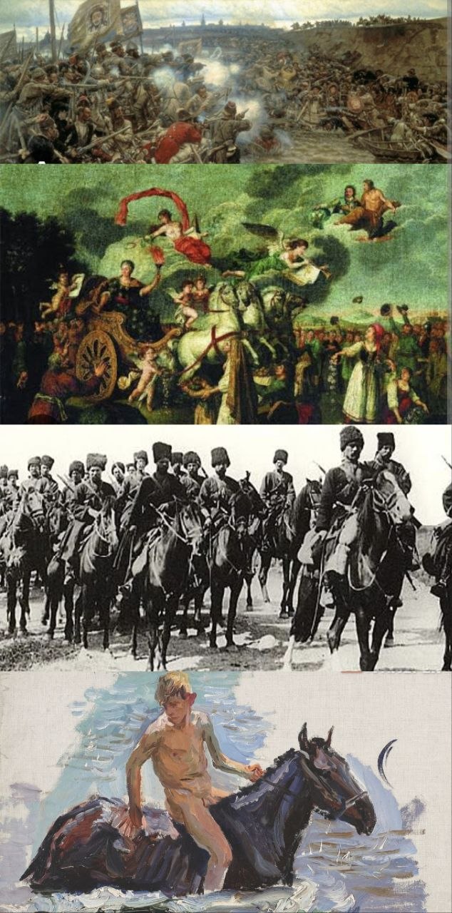 Сегодня, 6 апреля..... В 1579-м году российскими промышленниками Строгановыми был нанят на службу большой отряд волжских казаков (540 человек), под руководством атамана Ермака Тимофеевича