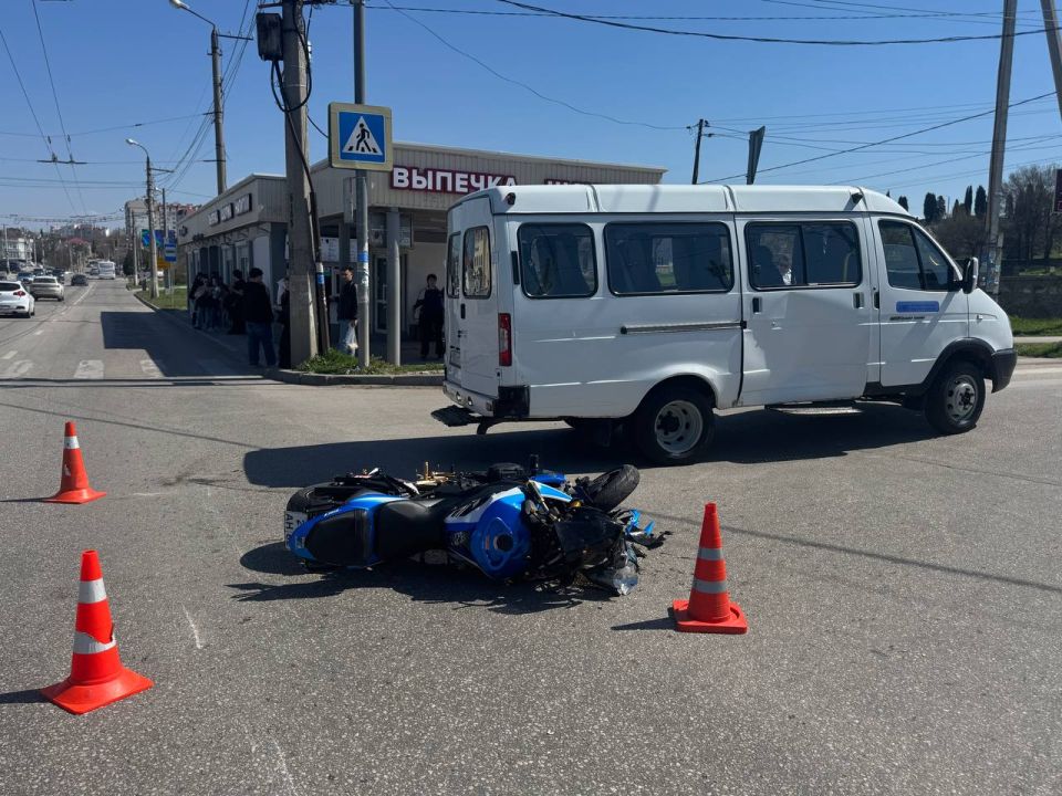 Мотоциклист пострадал в ДТП на ул. Пожарова