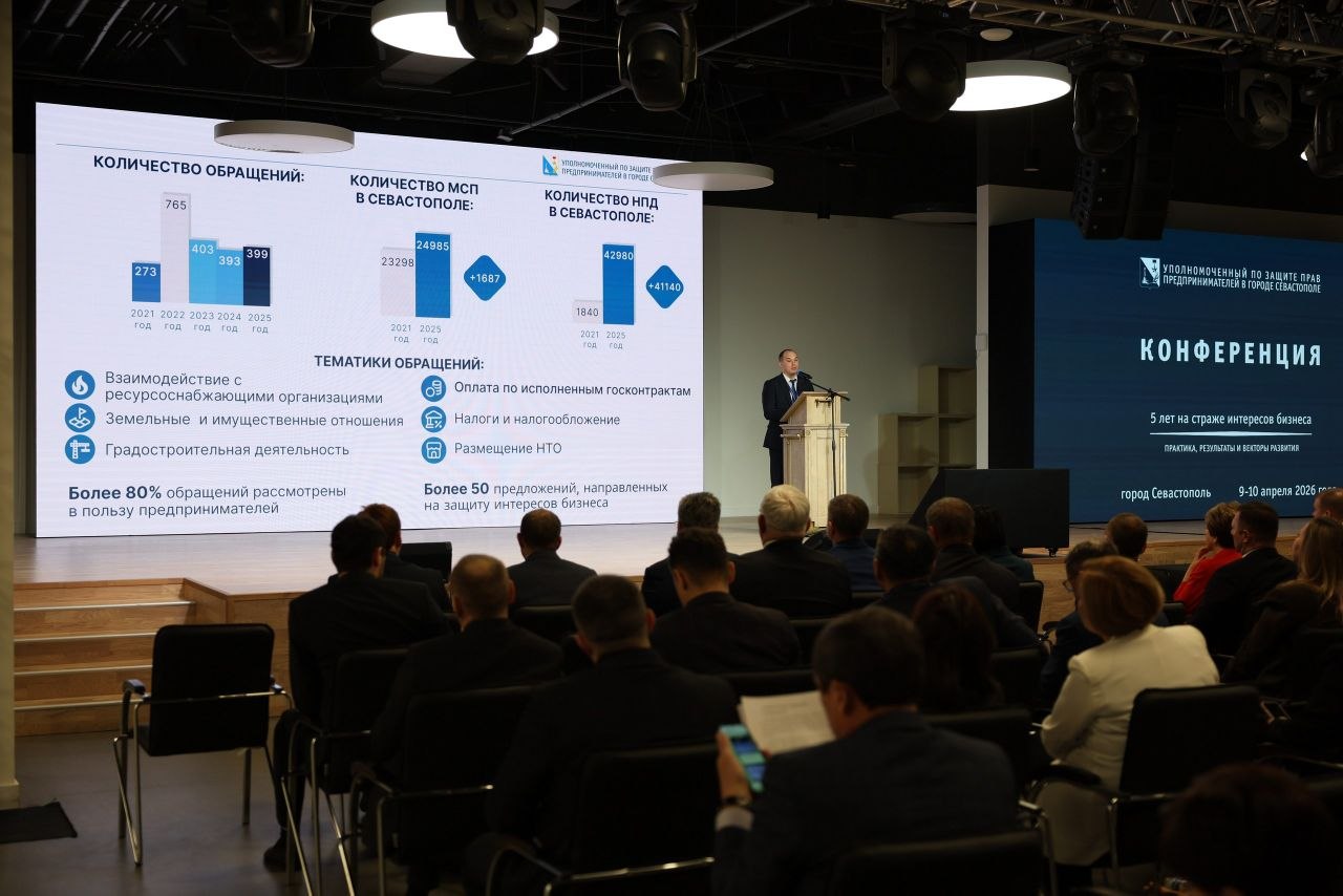 Дмитрий Белик: Сегодня в Севастополе состоялась Межрегиональная конференция «Пять лет на страже интересов бизнеса: практика, результаты и векторы развития», организованная Аппаратом Уполномоченного по защите прав... Дмитрий Белик: Сегодня в Севастополе состоялась Межрегиональная конференция «Пять лет на страже интересов бизнеса: практика, результаты и векторы развития», организованная Аппаратом Уполномоченного по защите прав...